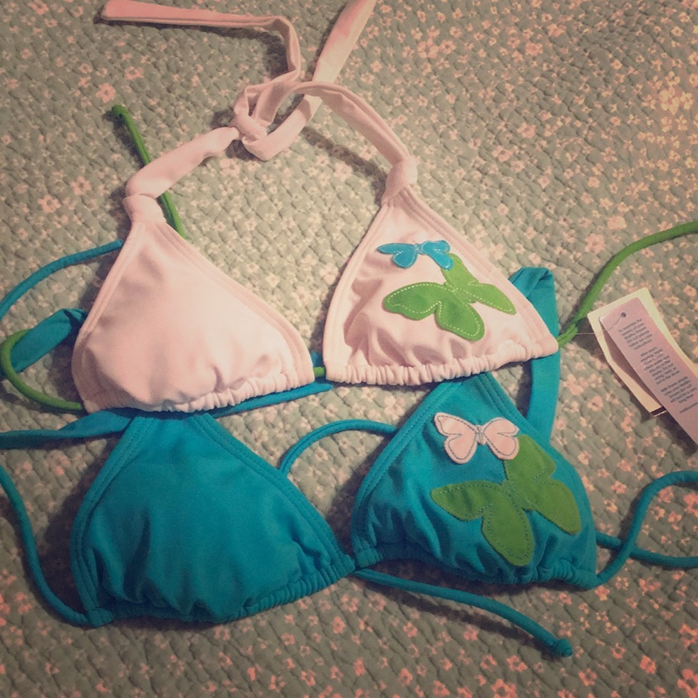 Swim Butterfly Bikini Top Set of 2
